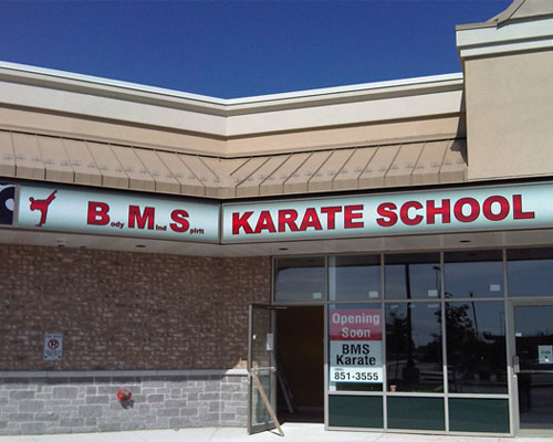 BMS Karate Outdoor Sign