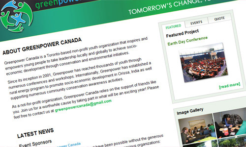 Greenpower Canada Website