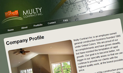 Multy Contract Website