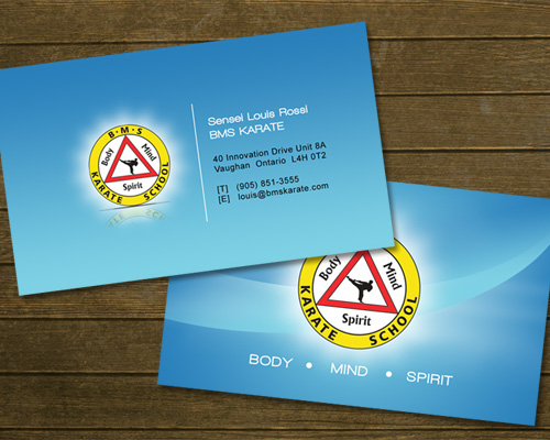 BMS Karate Business Card